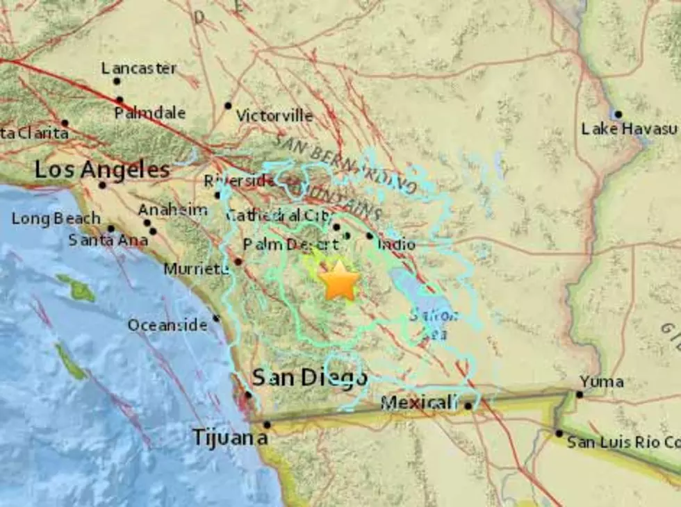 Earthquake shakes California desert area