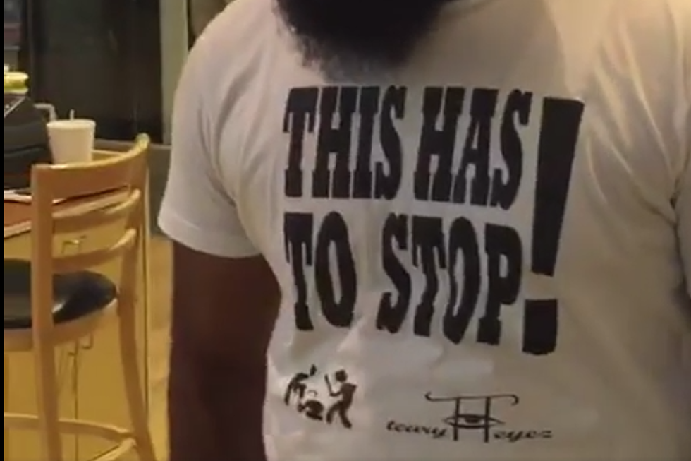 Is ‘This has to stop!’ T-shirt about police violence too offensive?