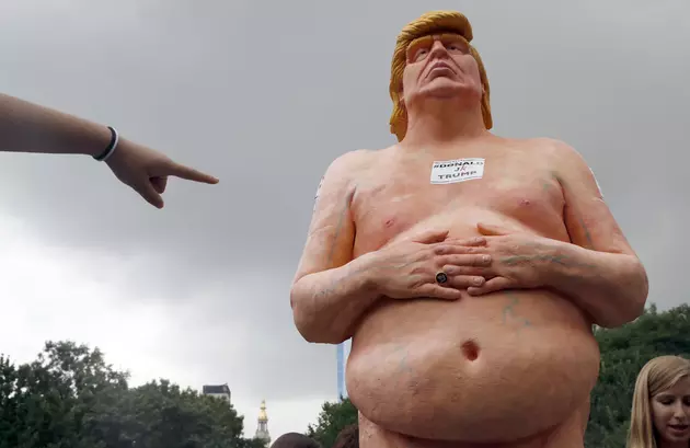 Naked Donald Trump could be yours! Statue up for auction