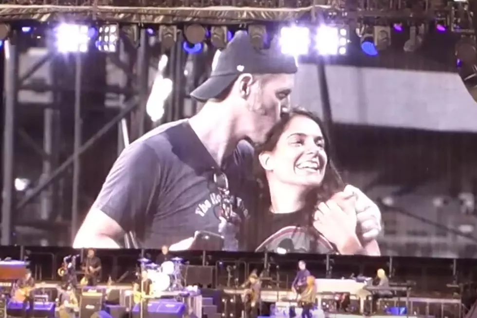 Jersey Girl and Guy forever! Duo get engaged, get on stage with Springsteen