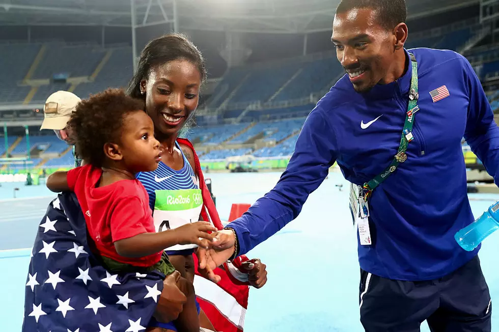 Pleasantville’s Nia Ali helps make Olympic track history, takes victory lap with her baby