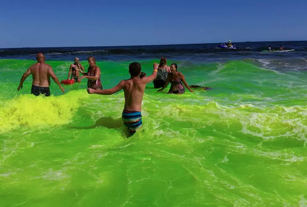 Going green at the Jersey Shore: Take a dip in a sea of a different color