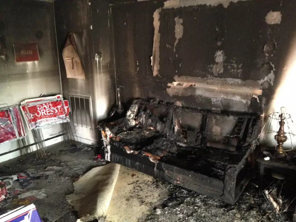 North Carolina GOP office burned, graffiti sprayed nearby