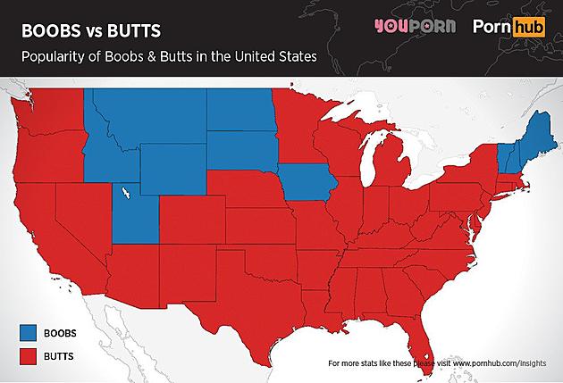 Is New Jersey more of a &#8216;boob&#8217; or &#8216;butt&#8217; state? Check out this map!