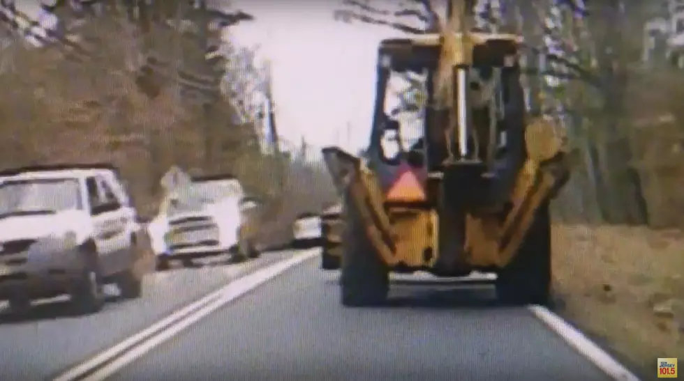 NJ cops bust repeat DWI offender — this time taking backhoe for ride (WATCH)
