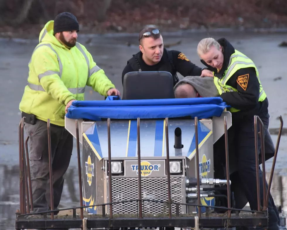 Man got stuck waist-deep in freezing mud, had no idea how