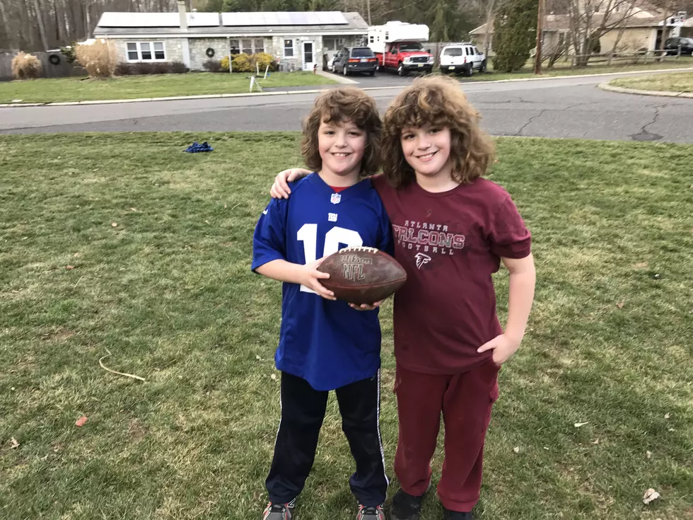 Trev's sons' go to their first football game