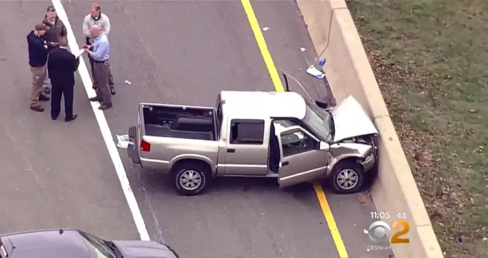 NJ State Police shot at pickup driving straight at him at Turnpike rest stop, report says