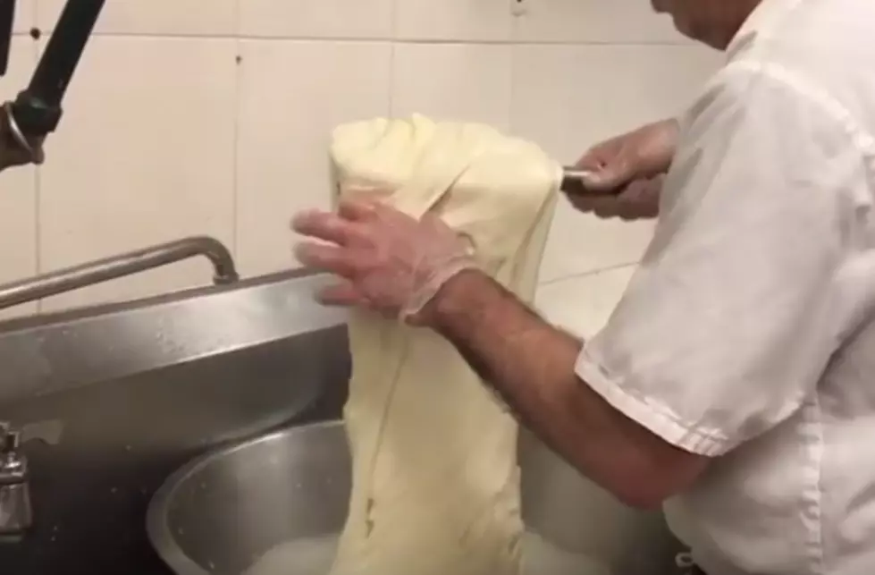 Check out how fresh mozzarella is made