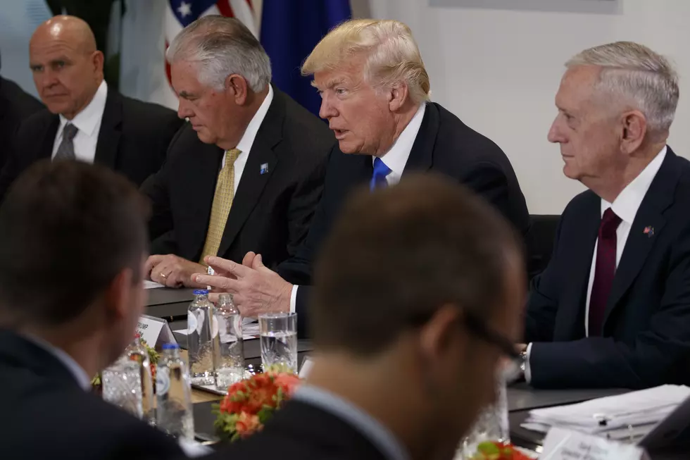 Trump meets with EU leaders