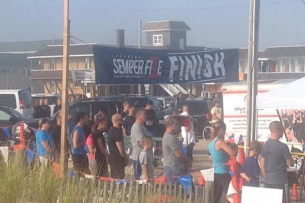 Year after terror blast, military race returns to Jersey Shore