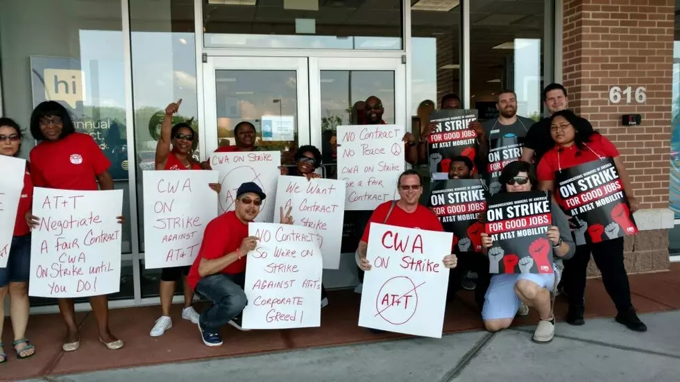 Striking workers could close AT&T stores in New Jersey