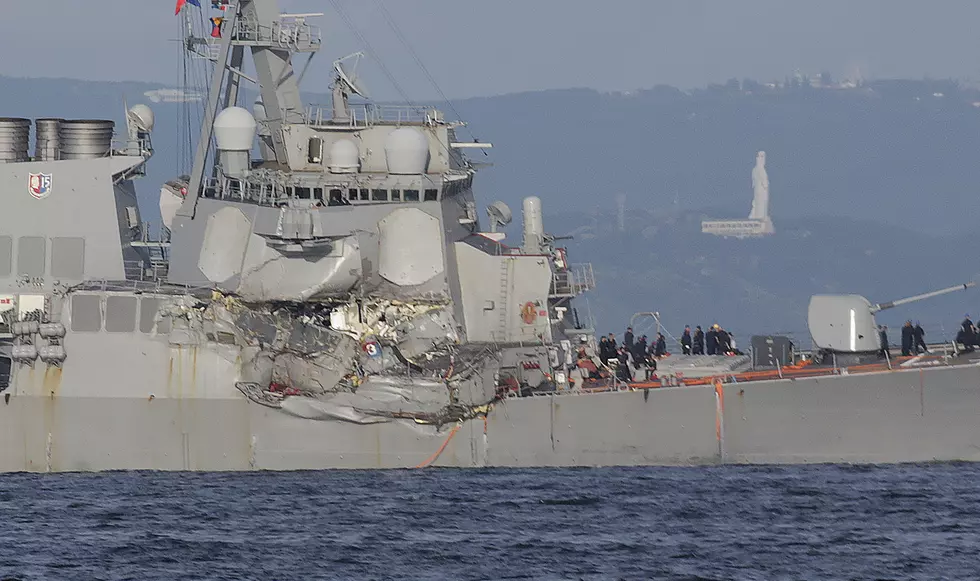 US, Japan search for 7 Navy sailors after ship collision