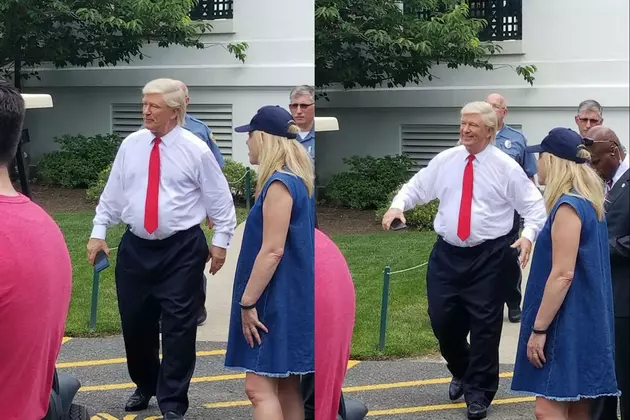 Trump at Monmouth University? Just his famous double
