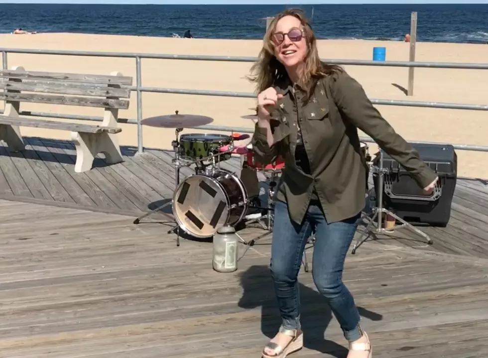 Judi dances across the Garden State — This time on the boardwalk!