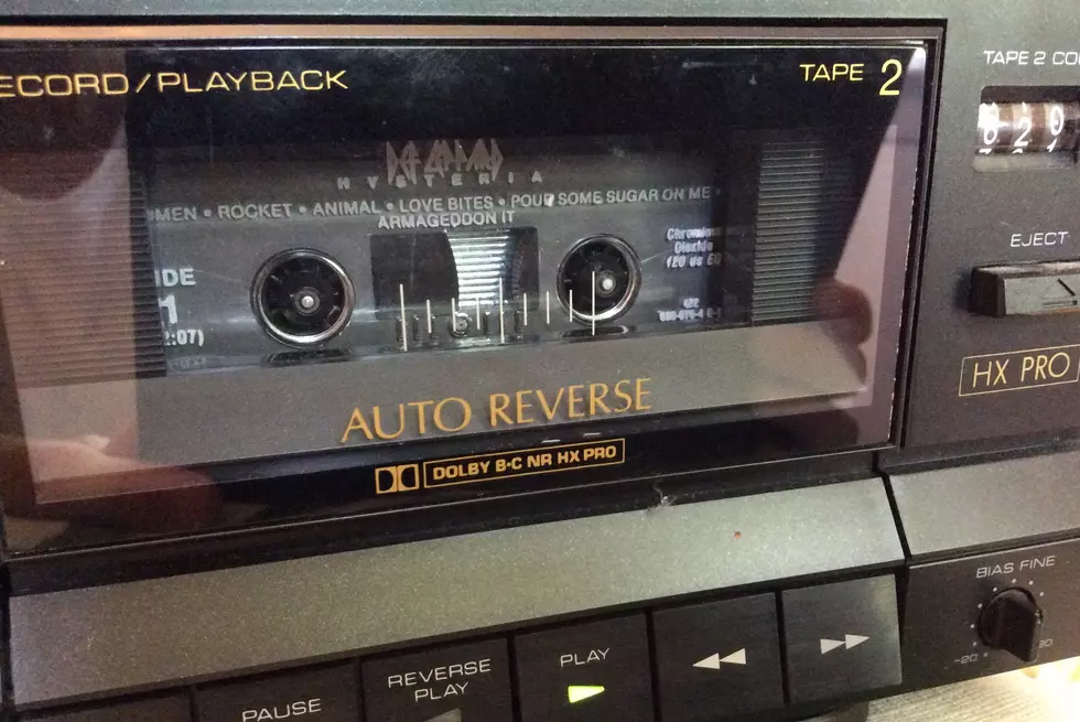 I don't thisnk this "Hysteria" cassette album has played since the 90's! (Craig Allen photo).