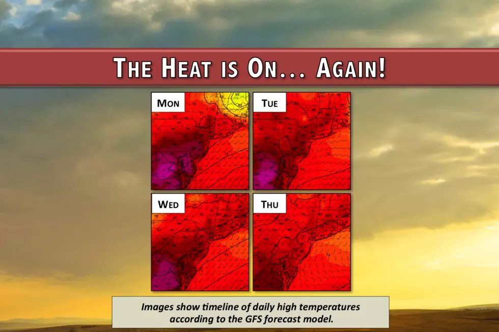 Heat and humidity on the rise again this week