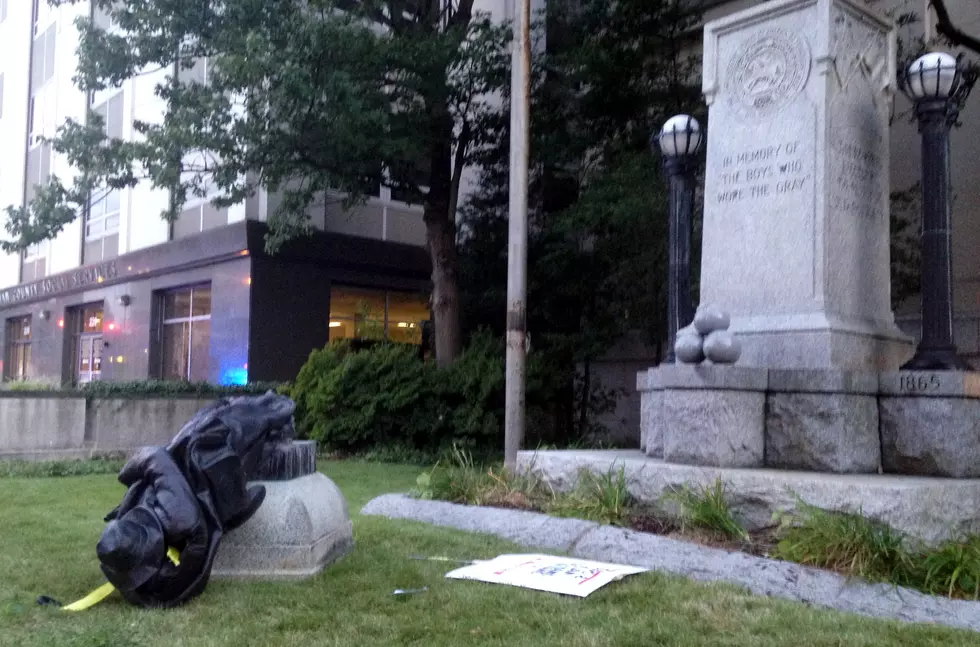Confederate soldier statue in North Carolina toppled by protesters