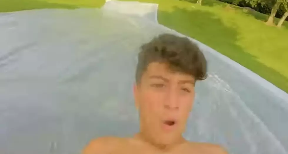 NJ teens make the most of summer with massive slip-and-slide