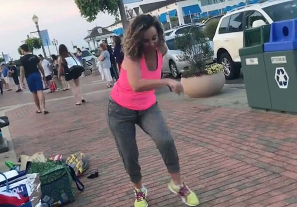 Judi dances across her favorite place in Jersey — Pier Village