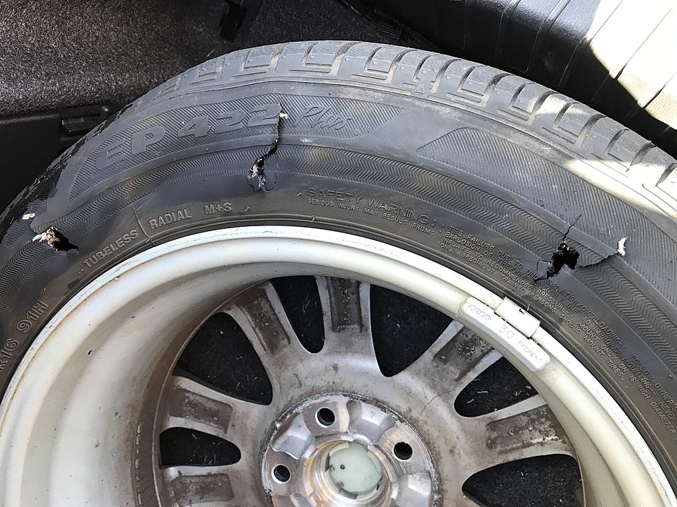 What destroyed my wife’s tire