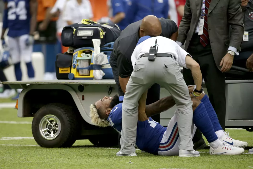After breaking ankle, Giants receiver Beckham to undergo surgery