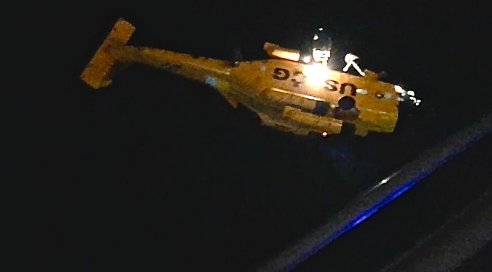 Dramatic video shows medevac airlift from cruise ship