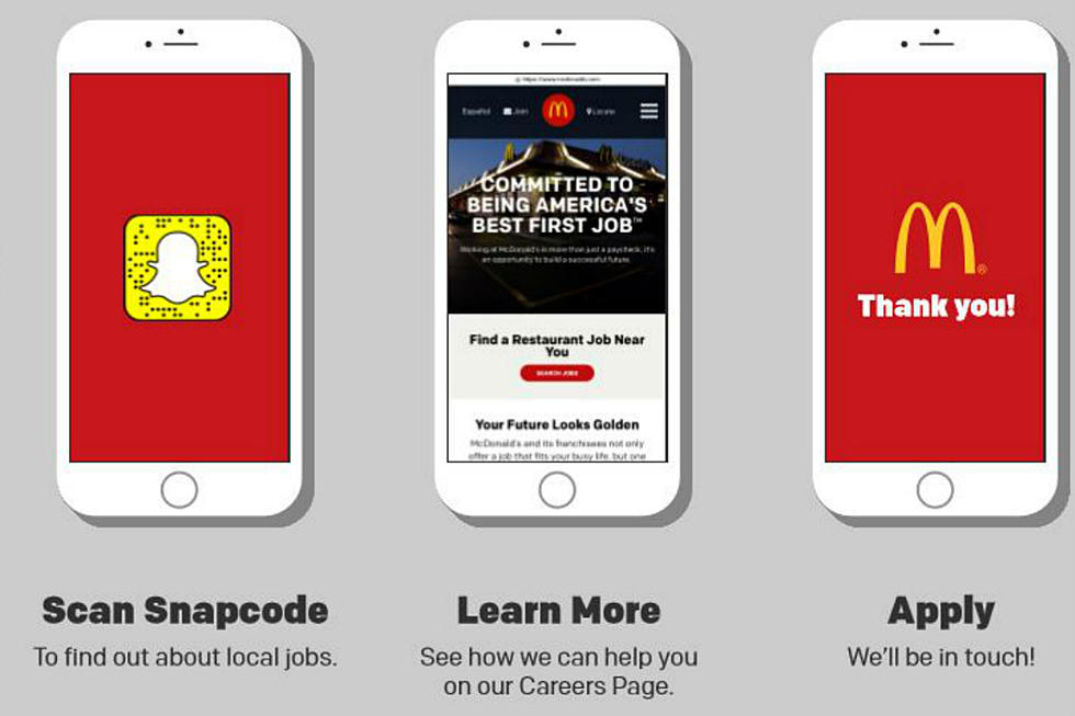 McDonald's using Snapchat to bring 3,000 jobs to NJ