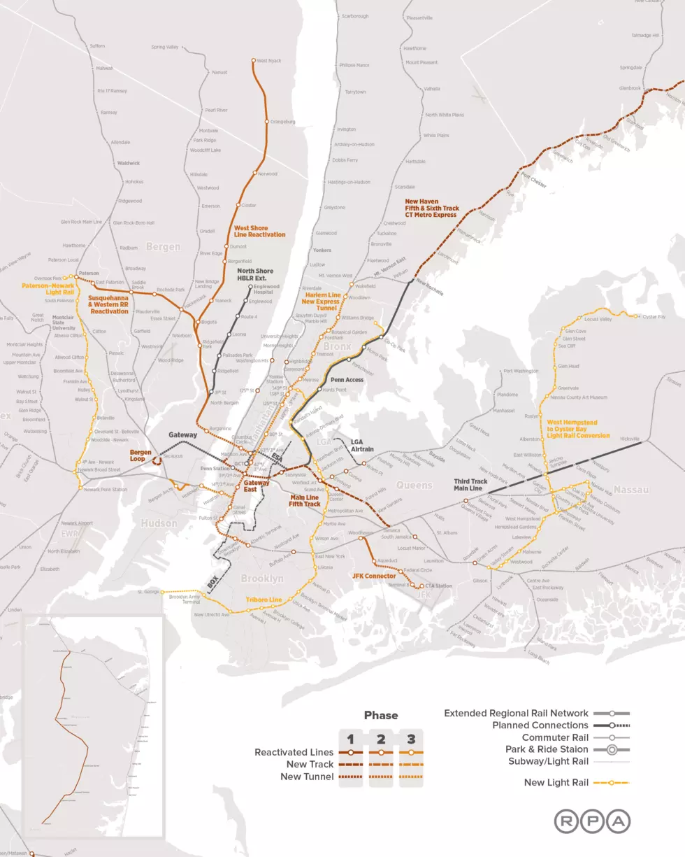 Newark to Queens: Mega mass transit system plan for NJ, NY and Conn.