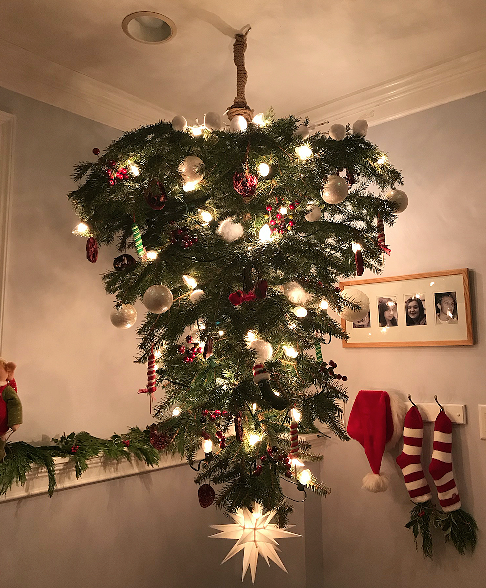 Before they take down the Christmas tree 😅🎄 👚 @bananarepublic 👖  @topshop 🧥 @thebazilika 🥾 @sheinofficial @shein_us Belt @gucci 🕶…