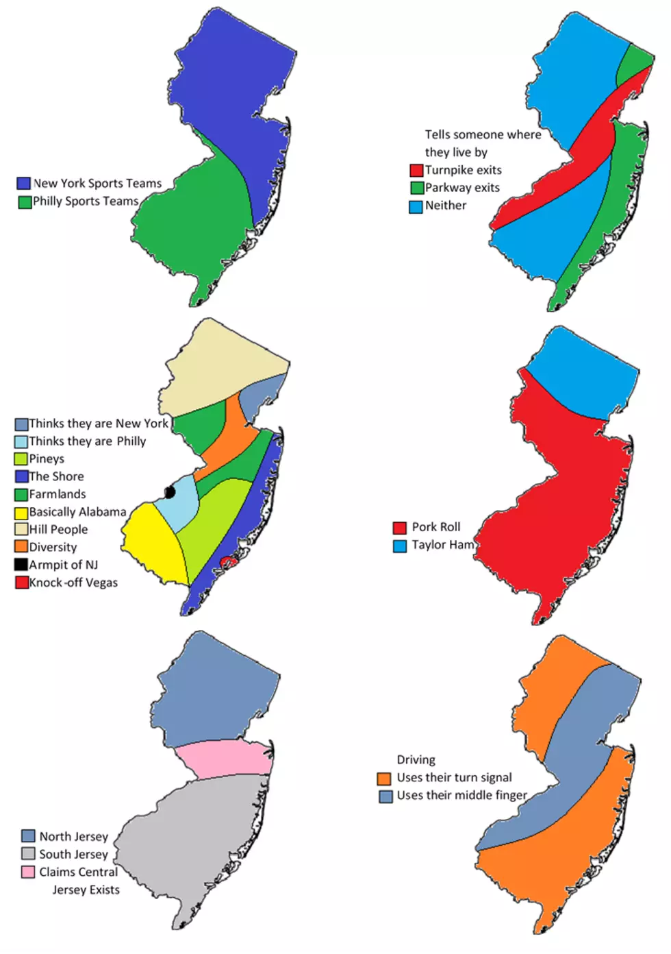 The six ways you could divide NJ — mapped