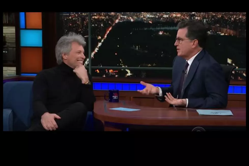Bon Jovi talks Soul Kitchens with Colbert, drops ‘S-hole’ joke