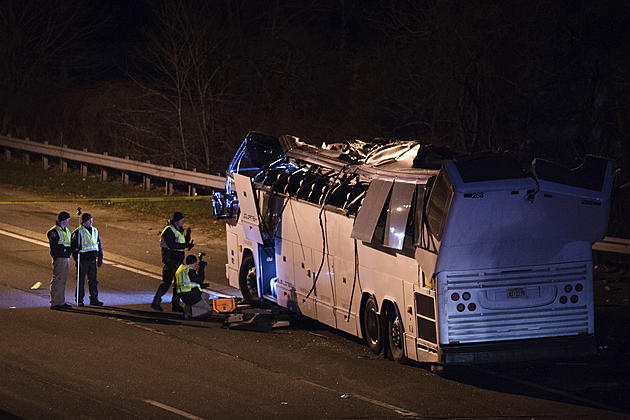 Bus that hit Long Island overpass run by NJ company