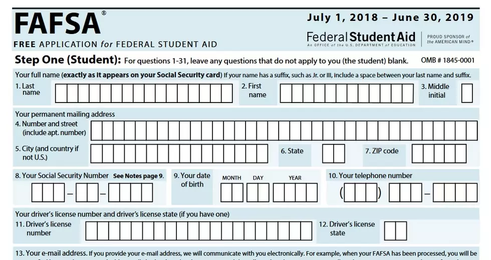 News for NJ students: Big change this year for FAFSA filers