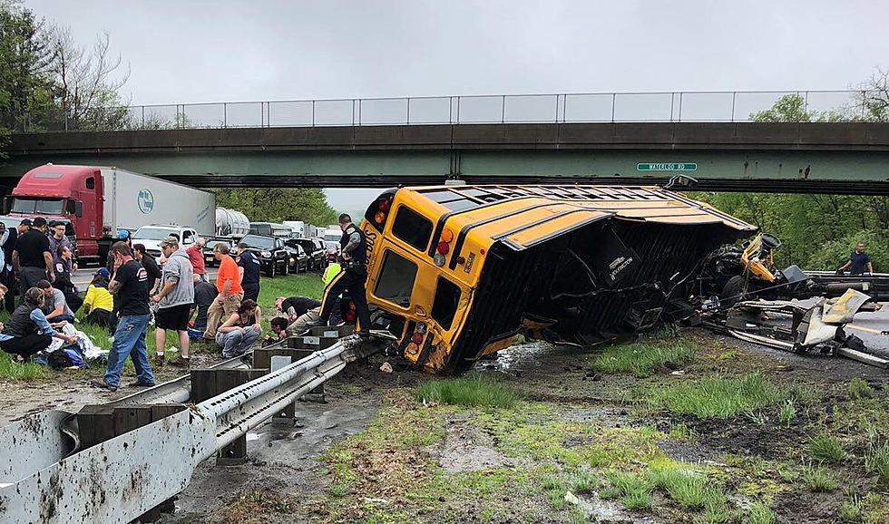 School bus in deadly Rt. 80 crash was trying to make U-turn, report says