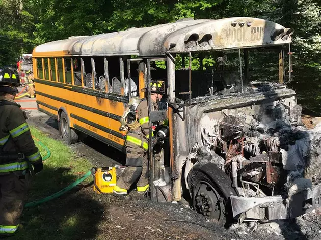 Hero driver evacuates kids off burning NJ school bus