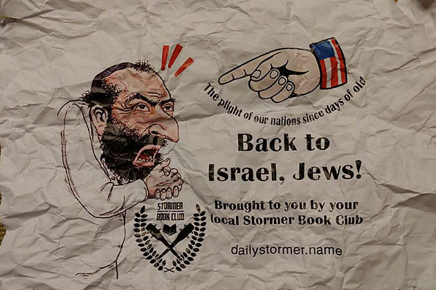 Men confronted after posting &#8216;Back to Israel, Jews&#8217; flyers in Long Branch