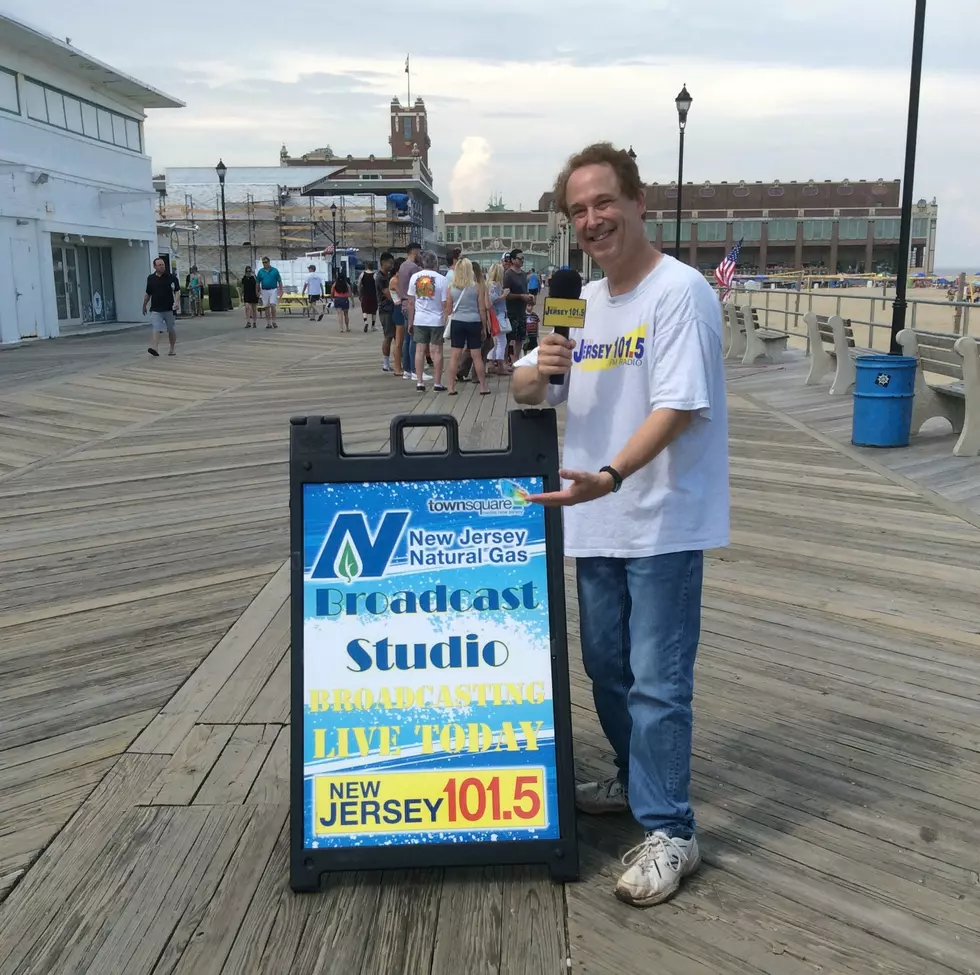 Craig Allen is broadcasting from Asbury Park