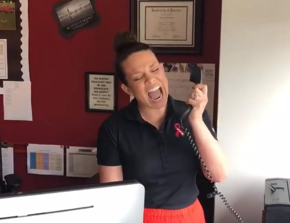 Kearny High School counselor croons on last day 