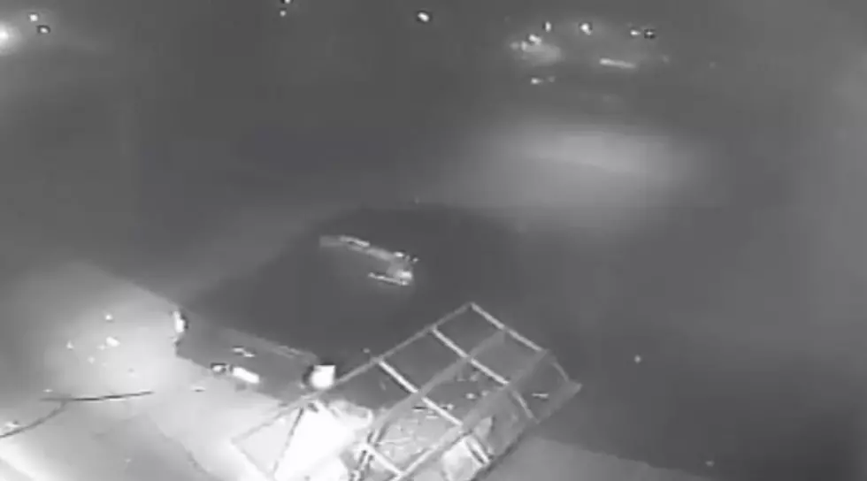 Pickup truck thief drives through dealership door — VIDEO