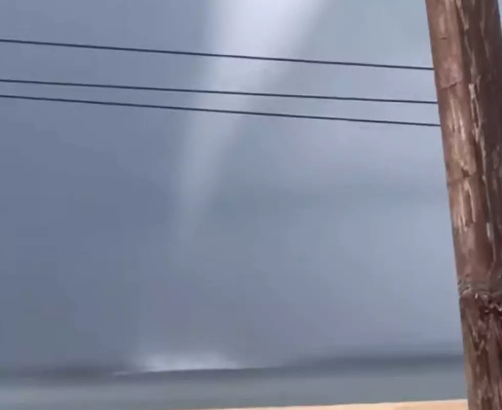 Massive waterspout rises up from Jersey Shore — video