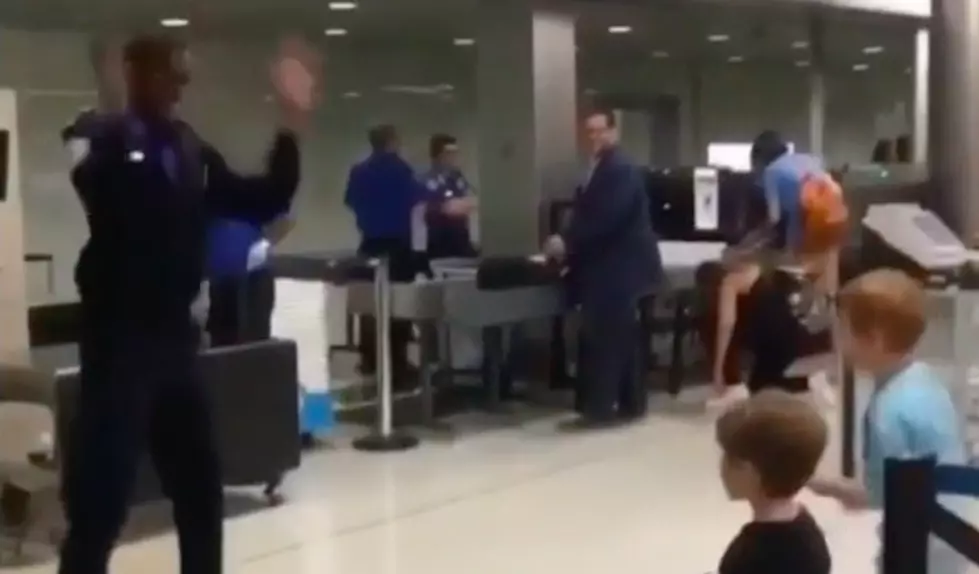 Boy challenges TSA agent to dance-off at Newark airport