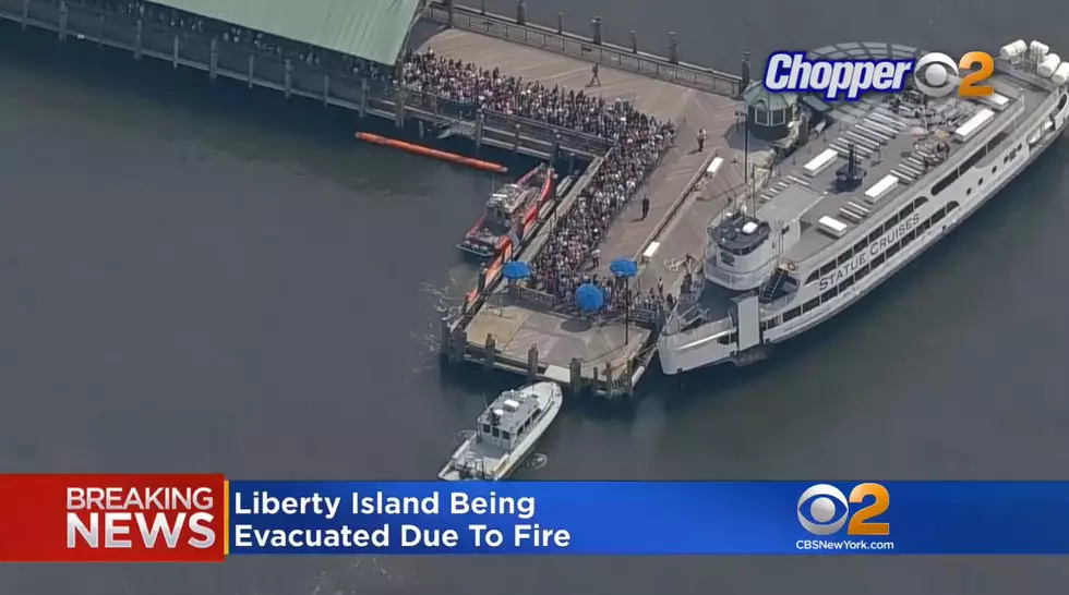 Statue of Liberty evacuated because of fire