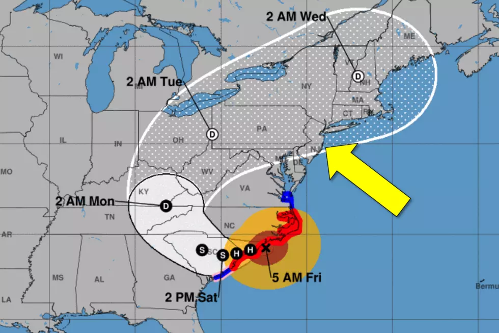 Breezy, showery Friday &#8211; could Florence remnants hit NJ next week?