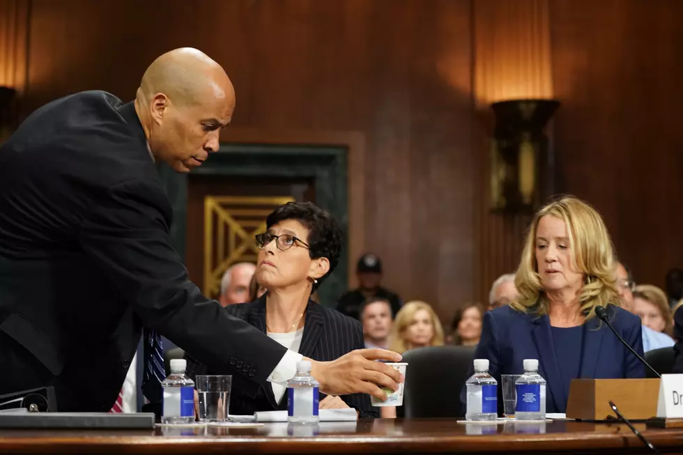 Sen. Cory ‘I got this’ Booker gets this … coffee for Christine Ford