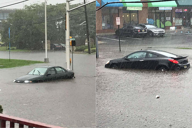 Wild flash flooding in several NJ towns Tuesday