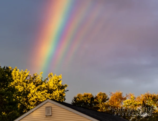 NJ photographer captured this rare quintuple rainbow