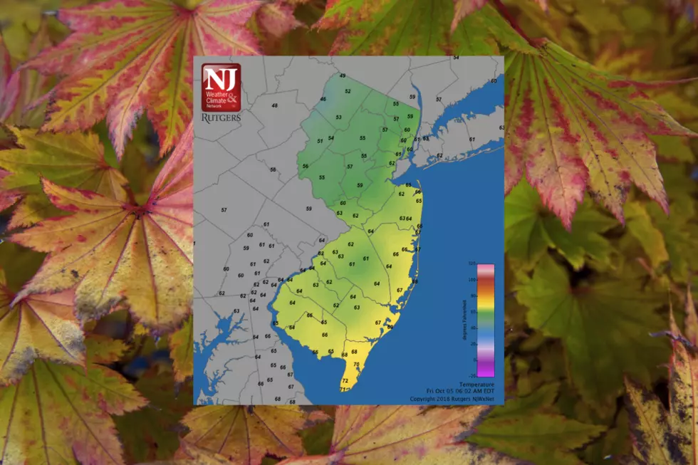 Temporary cooldown has arrived in NJ - warming up this weekend
