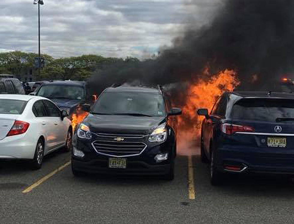 Hot Coals in MetLife Stadium Parking Lot Torches Seven Cars