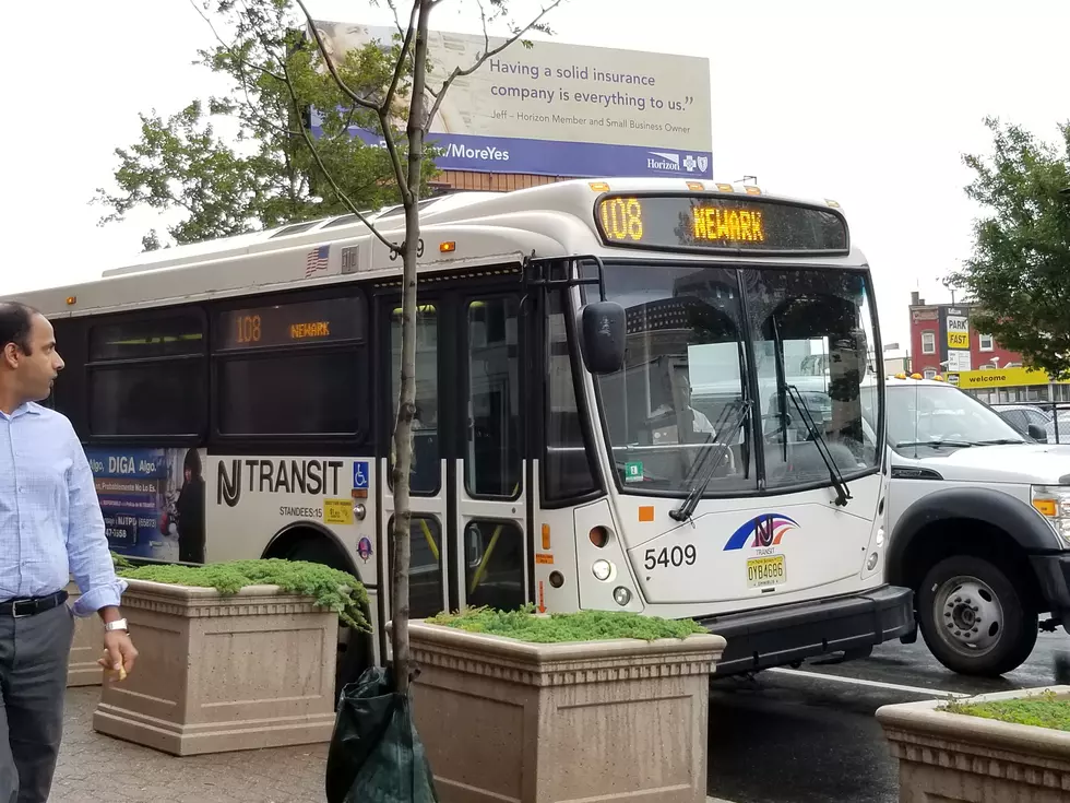 Moving NJ Transit bus hit by gunshots